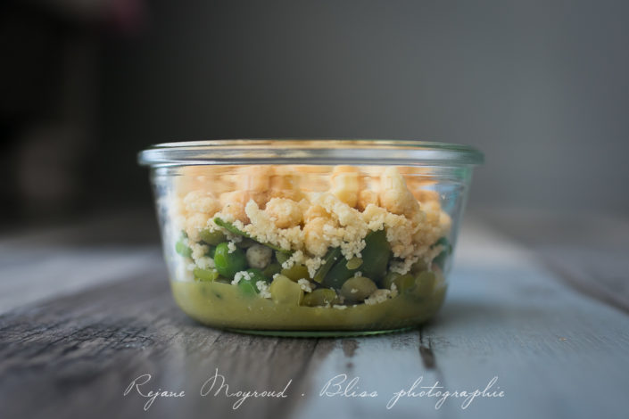 crumble légumes verts