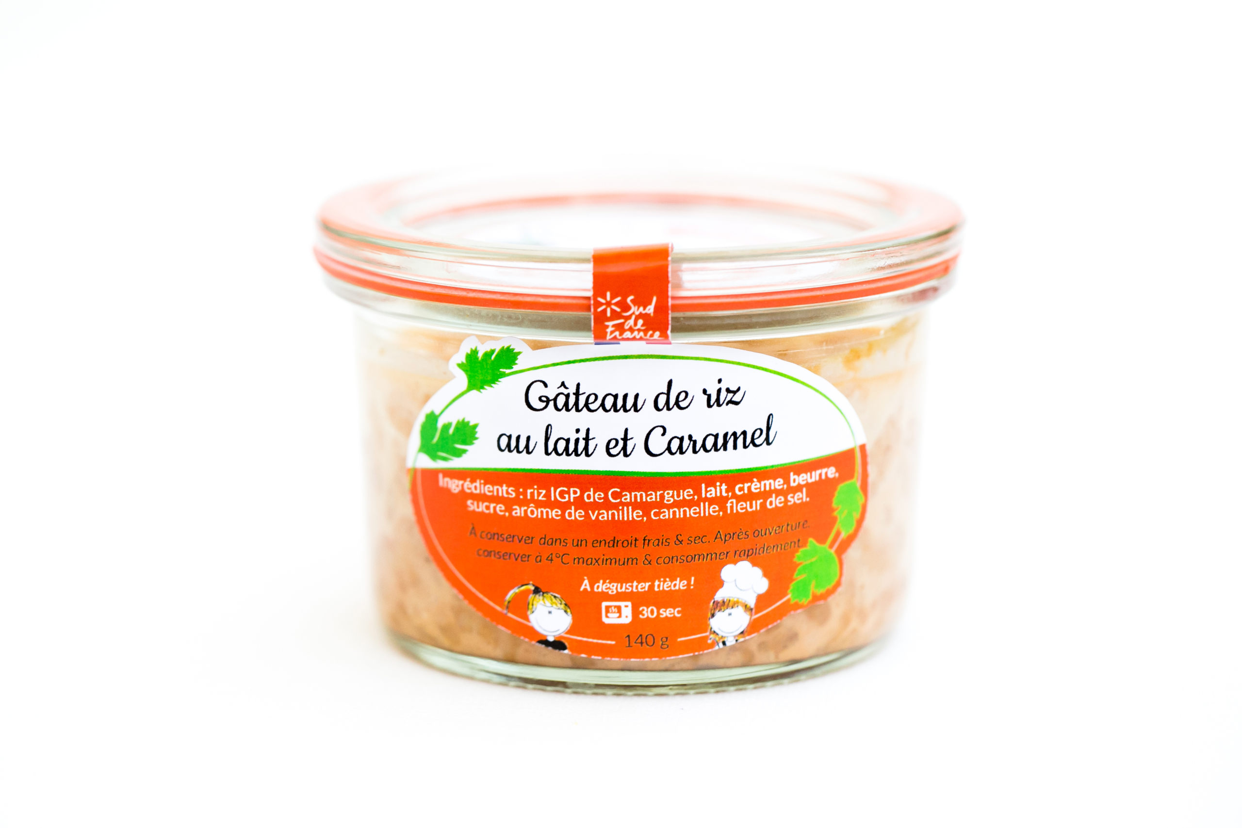 Gâteau de riz au lait caramel beurre salé - L'instant bocal